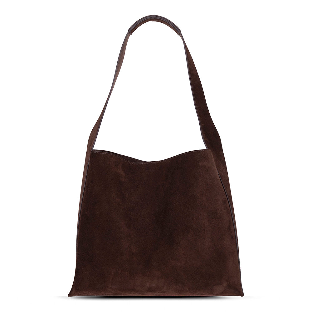 Stella Leather Tote Bag – Minimal Shoulder Bag for Work & Everyday
