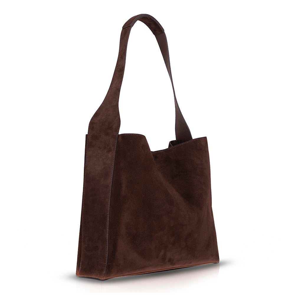 Stella Leather Tote Bag – Minimal Shoulder Bag for Work & Everyday