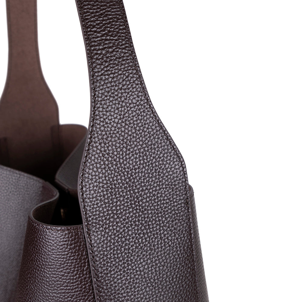 Stella Leather Tote Bag – Minimal Shoulder Bag for Work & Everyday