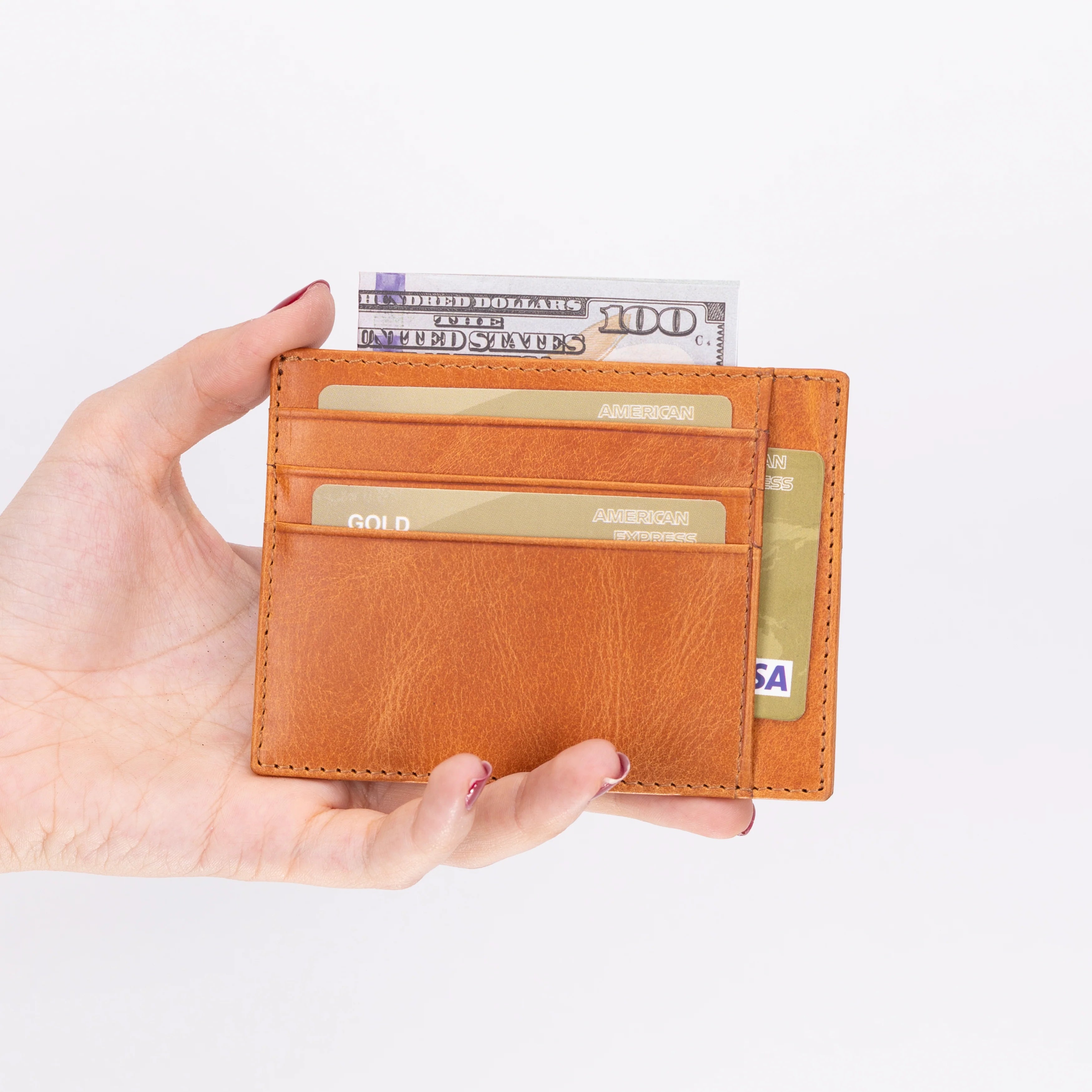 Slim Card Holder Leather