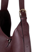 Selene Crescent Leather Shoulder Bag – Personalized Women's Hobo Purse