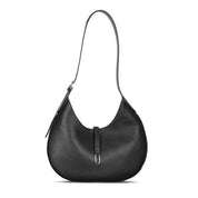 Selene Crescent Leather Shoulder Bag – Personalized Women's Hobo Purse