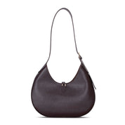 Selene Crescent Leather Shoulder Bag – Personalized Women's Hobo Purse