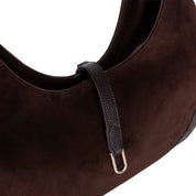 Selene Crescent Leather Shoulder Bag – Personalized Women's Hobo Purse