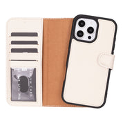 Magic iPhone 16 Pro Max Leather Detachable Wallet Case