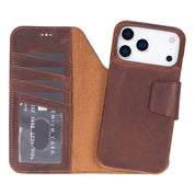 Elite Magic iPhone 17 Pro Max Leather Detachable Wallet Case