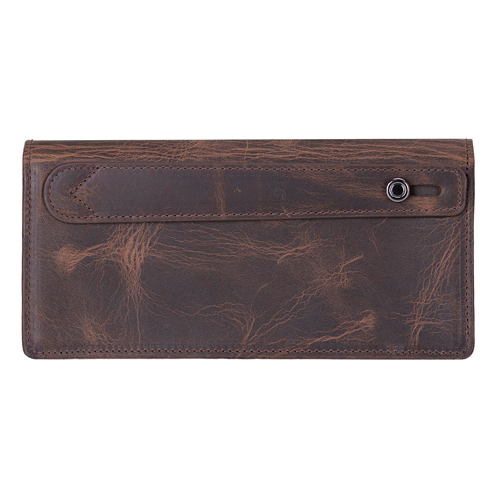 Sentinel Leather Wallet – Unisex RFID Long Wallet with Phone Pocket