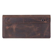 Sentinel Leather Wallet – Unisex RFID Long Wallet with Phone Pocket