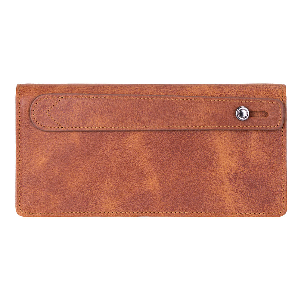 Sentinel Leather Wallet – Unisex RFID Long Wallet with Phone Pocket