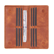 Sentinel Leather Wallet – Unisex RFID Long Wallet with Phone Pocket