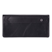 Sentinel Leather Wallet – Unisex RFID Long Wallet with Phone Pocket
