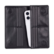 Sentinel Leather Wallet – Unisex RFID Long Wallet with Phone Pocket