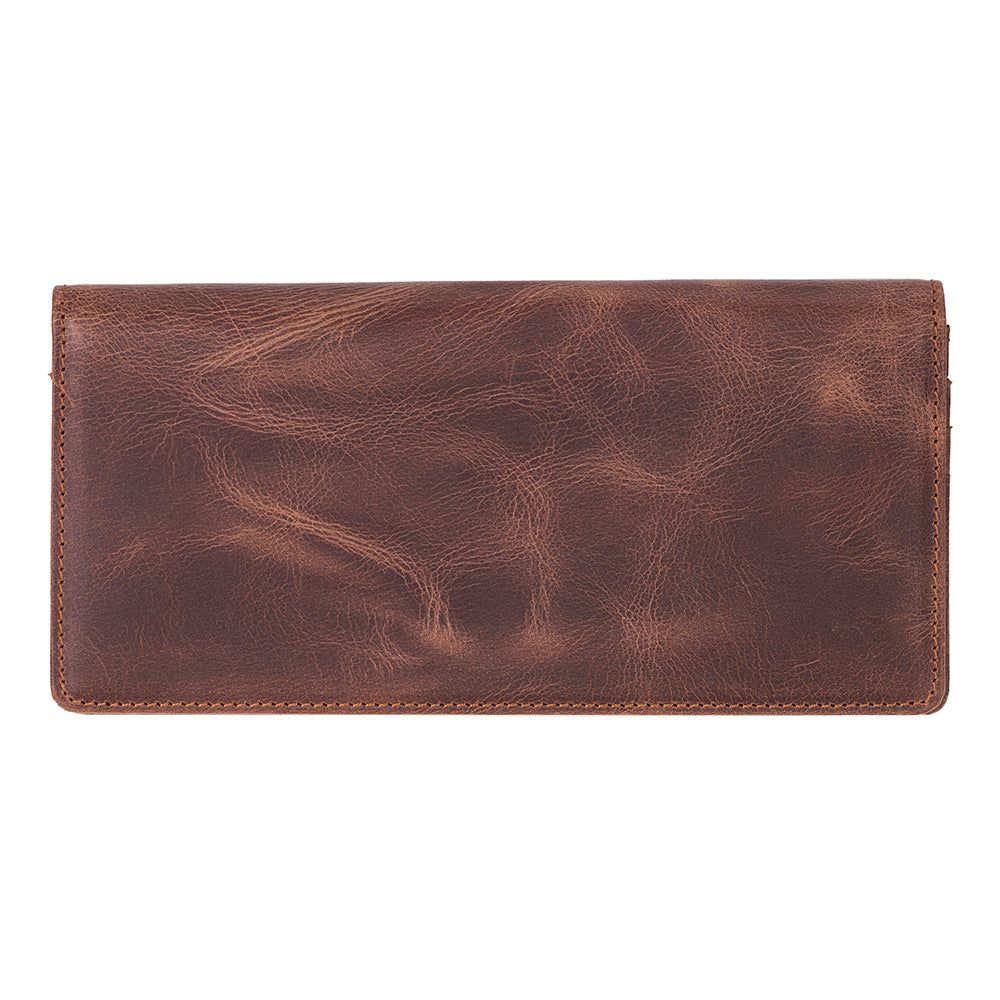 Sentinel Leather Wallet – Unisex RFID Long Wallet with Phone Pocket