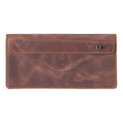 Sentinel Leather Wallet – Unisex RFID Long Wallet with Phone Pocket