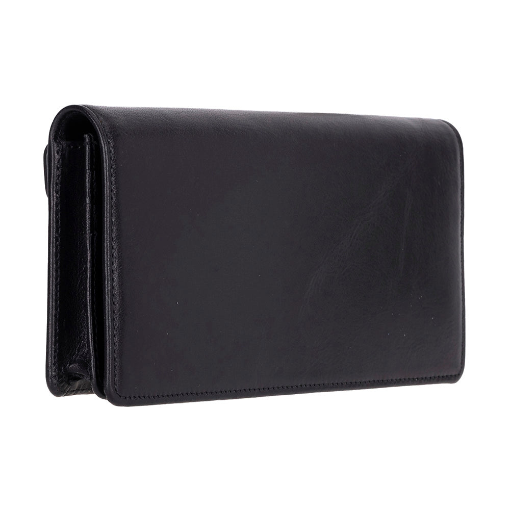 Sentinel Leather Wallet – Unisex RFID Long Wallet with Phone Pocket