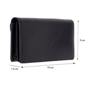 Sentinel Leather Wallet – Unisex RFID Long Wallet with Phone Pocket