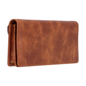 Sentinel Leather Wallet – Unisex RFID Long Wallet with Phone Pocket