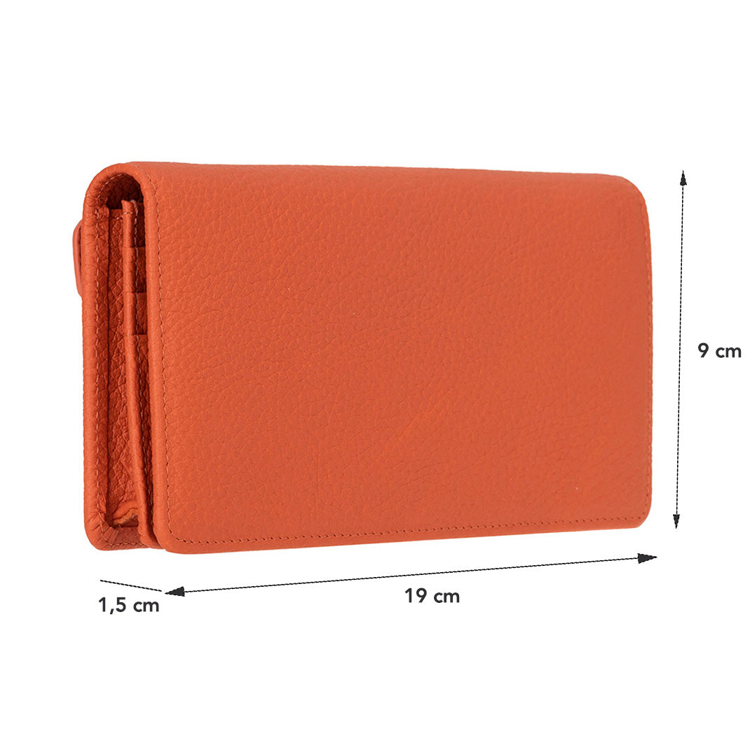 Sentinel Leather Wallet – Unisex RFID Long Wallet with Phone Pocket