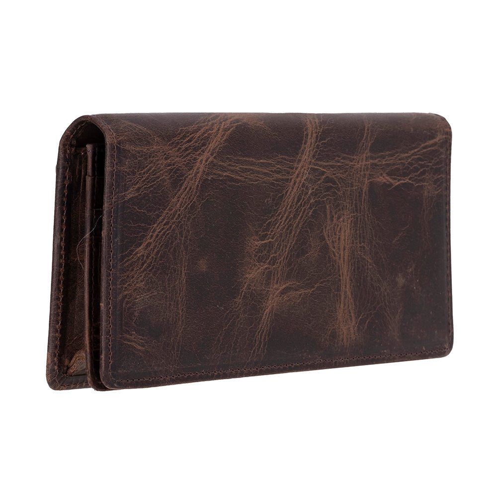 Sentinel Leather Wallet – Unisex RFID Long Wallet with Phone Pocket
