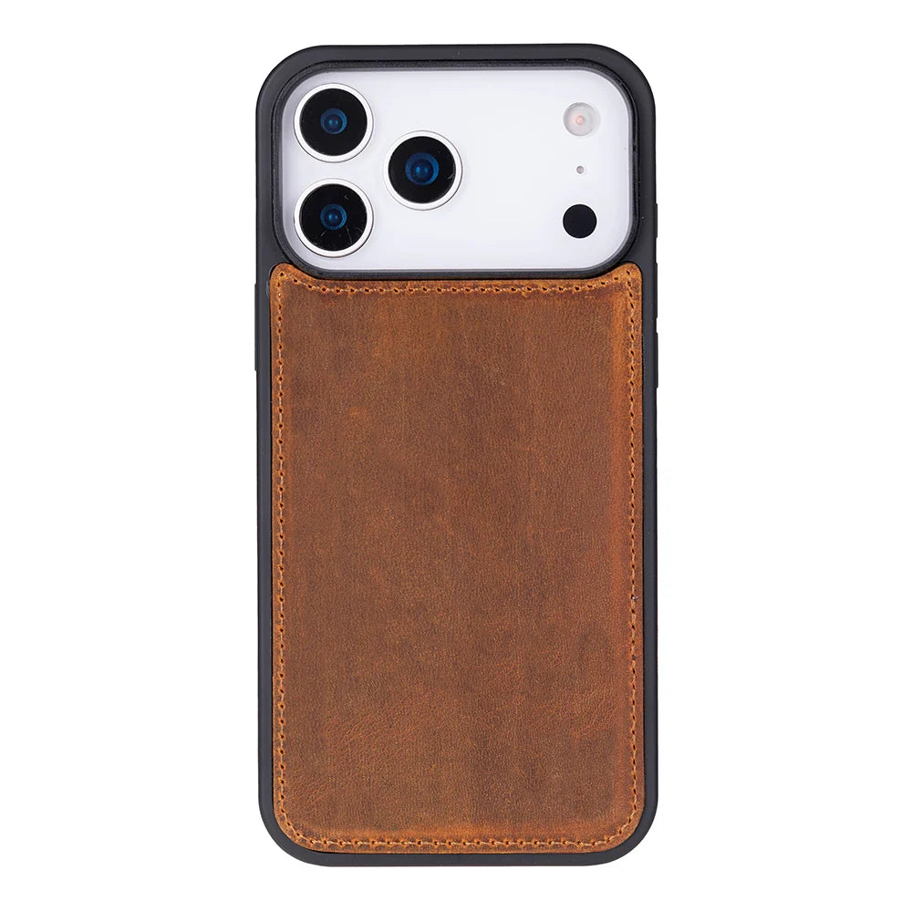 Moccasin leather MagSafe wallet case for iPhone 18 Pro and 17 Pro - view 11