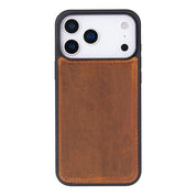 Moccasin leather MagSafe wallet case for iPhone 18 Pro and 17 Pro - view 11