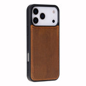 Moccasin leather MagSafe wallet case for iPhone 18 Pro and 17 Pro - view 9