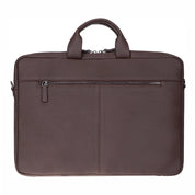 Legendary Leather Business Briefcase / Laptop Case 13" with Suitcase