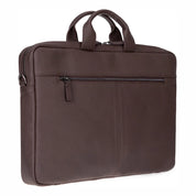 Legendary Leather Business Briefcase / Laptop Case 13" with Suitcase