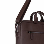 Legendary Leather Business Briefcase / Laptop Case 13" with Suitcase