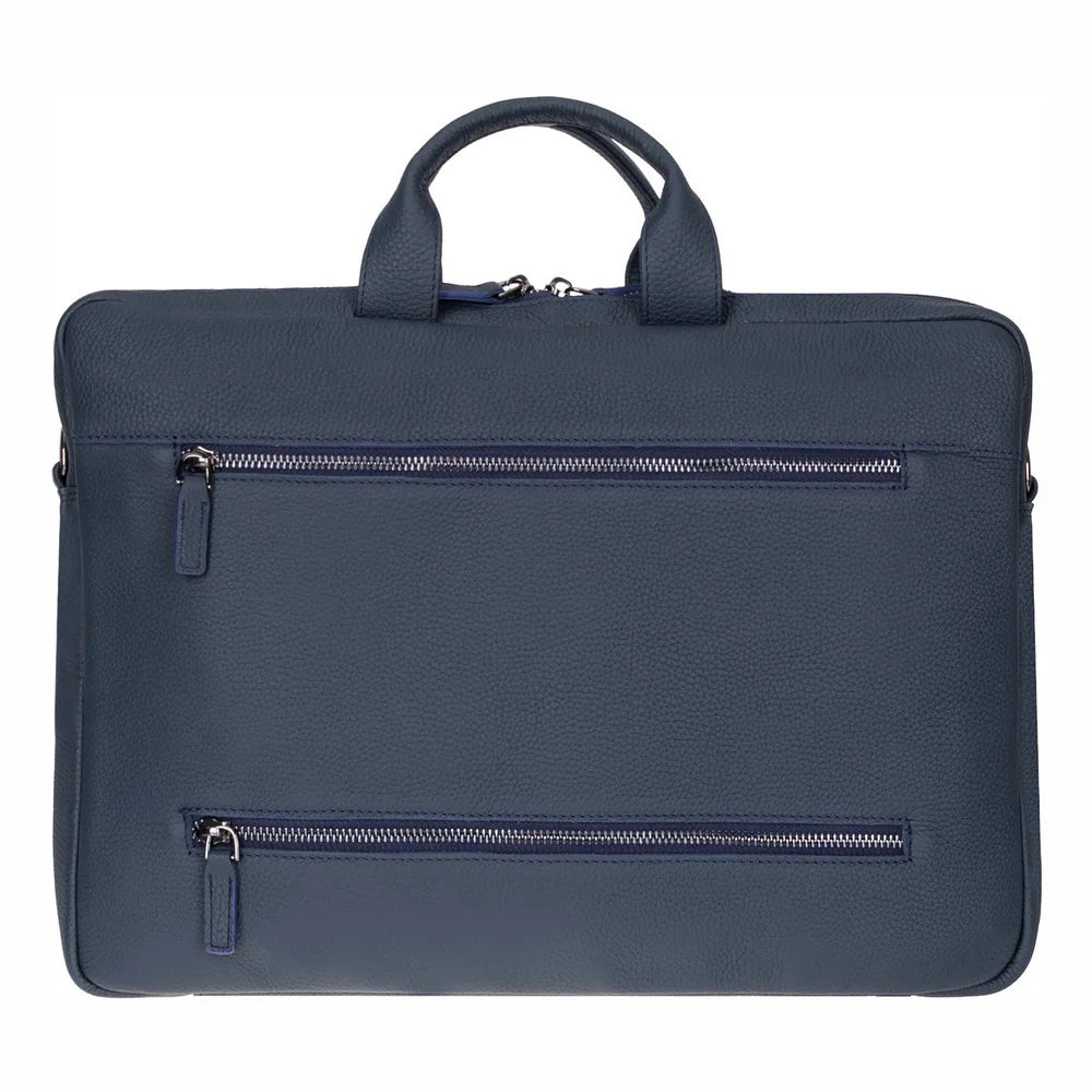 Legendary Leather Business Briefcase / Laptop Case 13" with Suitcase
