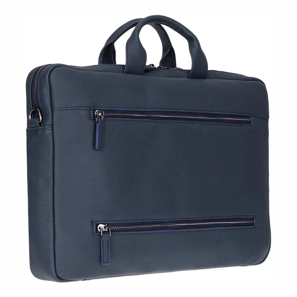 Truro Leather Business Briefcase Laptop Case 16" Suitcase