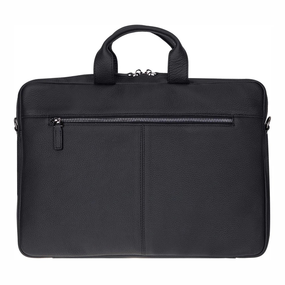 Legendary Leather Business Briefcase / Laptop Case 13" with Suitcase