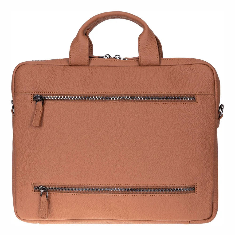 Legendary Leather Business Briefcase / Laptop Case 13" with Suitcase