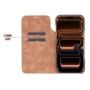 Sonat Leather iPhone 17 Pro Max Folio Case