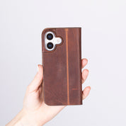 Sonat Leather iPhone 17 Folio Case