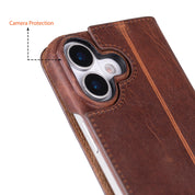 Sonat Leather iPhone 17 Folio Case