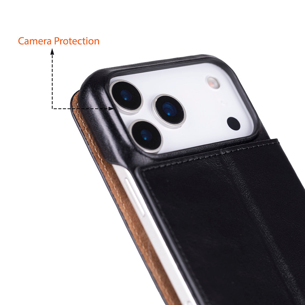 Sonat Leather iPhone 17 Pro Folio Case