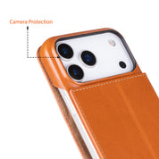 Sonat Leather iPhone 17 Pro Max Folio Case