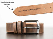 Personalized Handcrafted Genuine Leather Belt for Men - Legendary Hide