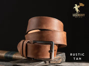 Personalized Handcrafted Genuine Leather Belt for Men - Legendary Hide