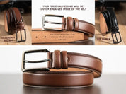 Personalized Handcrafted Leather Belt for Men - Legendary Hide