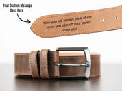 Personalized Handcrafted Men's Genuine Leather Belt - Legendary Hide