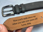 Personalized Handmade Genuine Leather Belt for Men - Legendary Hide