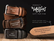 Personalized Handmade Genuine Leather Belt for Men - Legendary Hide