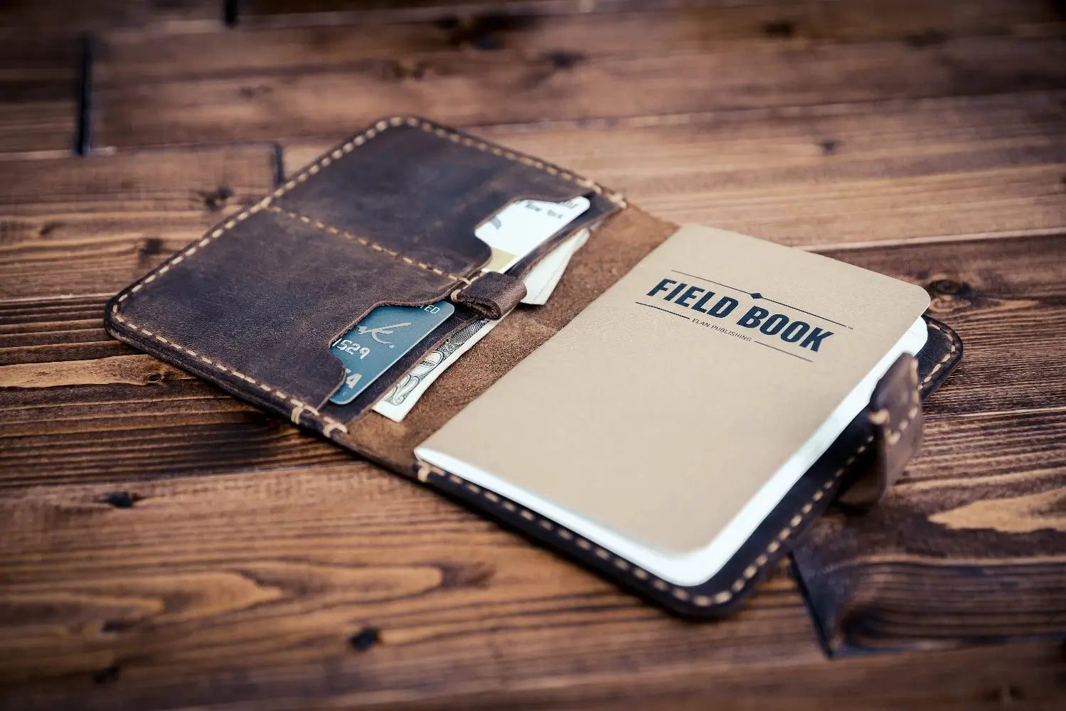 Personalized Handmade Leather Passport Cover & Travel Wallet