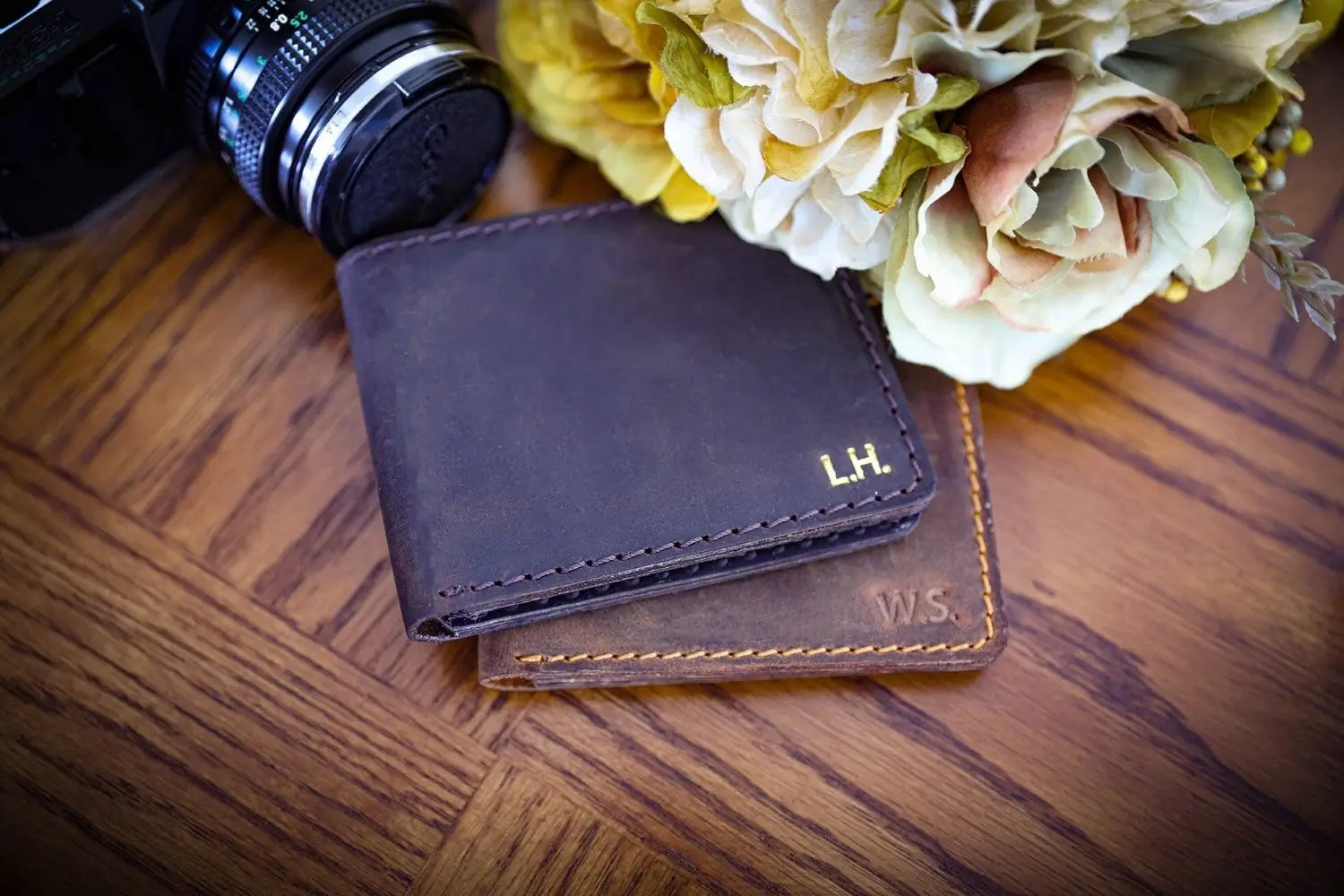 Personalized Leather Card Holder Wallet for Men - Legendary Hide