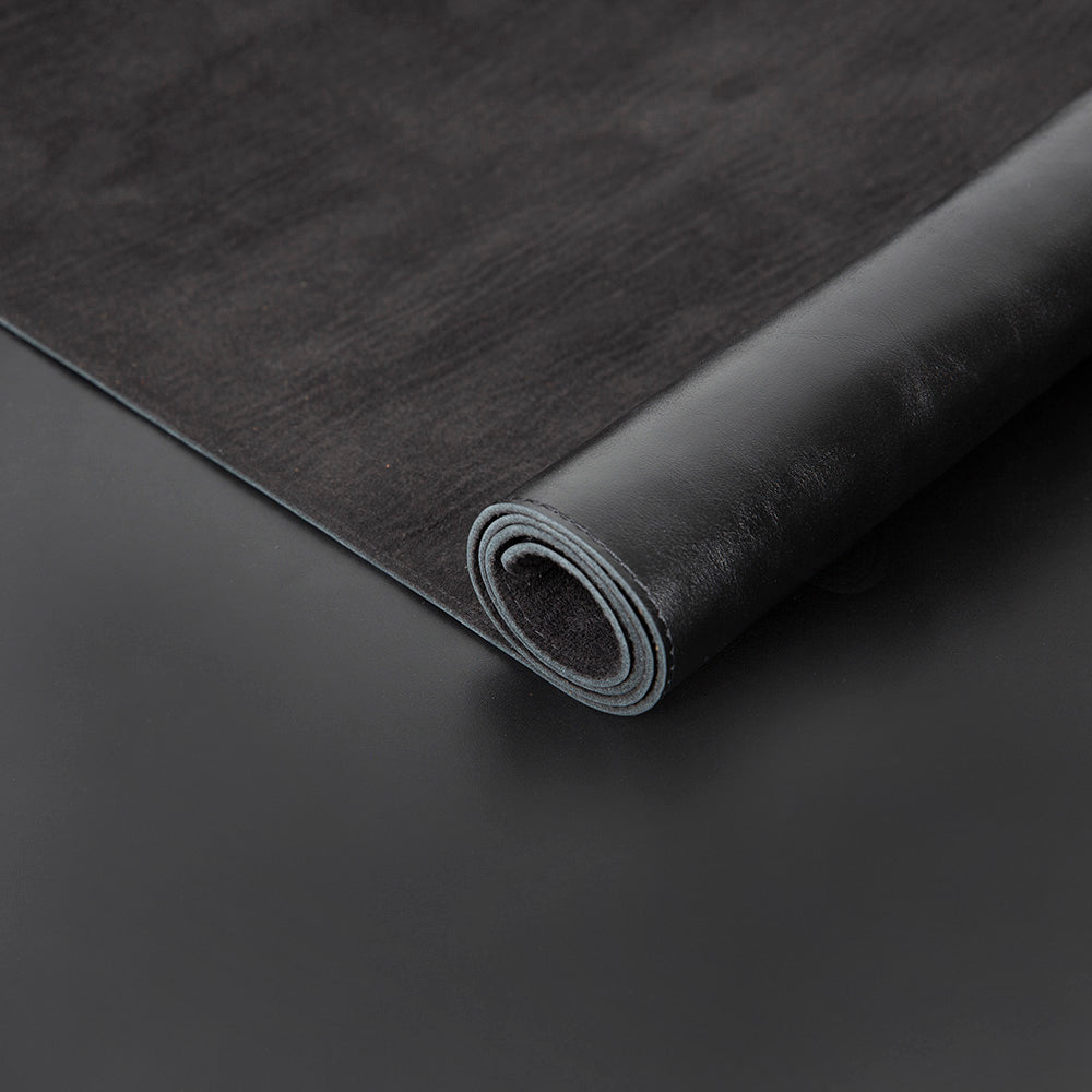 Personalized Leather Desk Mat, Medium (15" x 31") – Custom Engraved Desk Pad & Mouse Pad