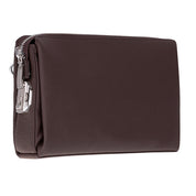 The Nomad Leather Wristlet Clutch – Minimal Zip Wallet & Travel Carry
