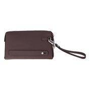 The Nomad Leather Wristlet Clutch – Minimal Zip Wallet & Travel Carry