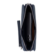 The Nomad Leather Wristlet Clutch – Minimal Zip Wallet & Travel Carry